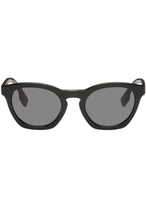 Burberry Black Oval Sunglasses
