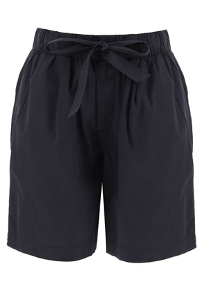 Birkenstock x tekla organic poplin pajama shorts - L Blue