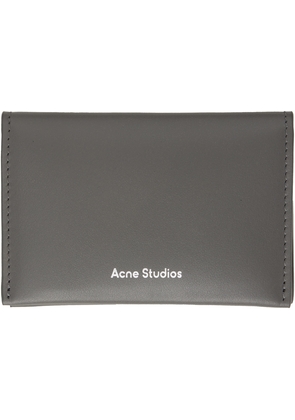 Acne Studios Gray Folded Card Holder