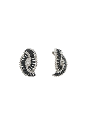braided earrings - OS Silver