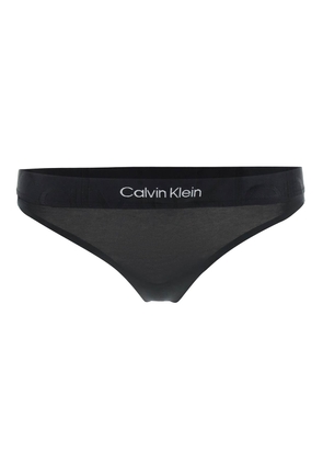 Calvin klein underwear embossed icon thong - L Black
