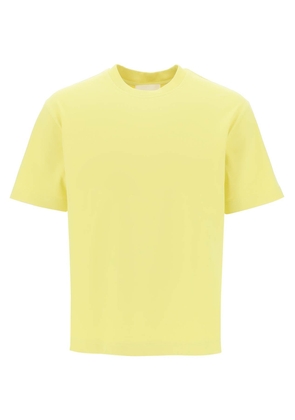 Closed crew-neck t-shirt - L Yellow