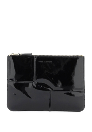 Comme des garcons wallet glossy patent leather - OS Black