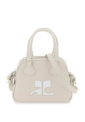Courreges mini bowling bag purse - OS Grey