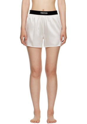 TOM FORD White Vented Shorts