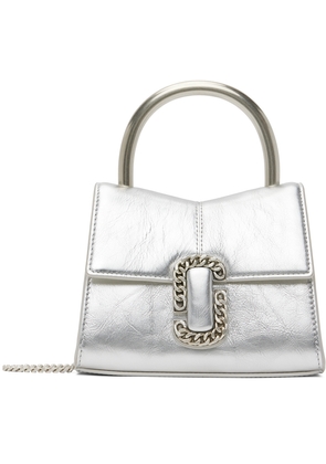 Marc Jacobs Silver 'The St. Marc Mini' Top Handle Bag