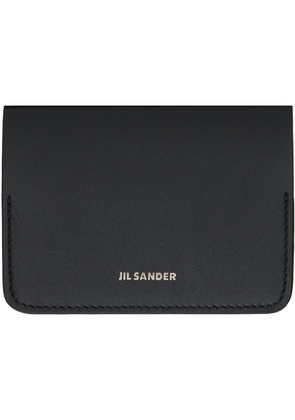 Jil Sander Black Folded Card Holder