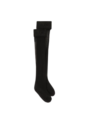 Dolce & gabbana parisian-style tights with - L Black