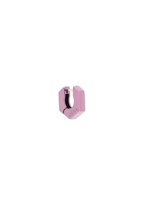 Eera mini dado single earrings - OS Purple