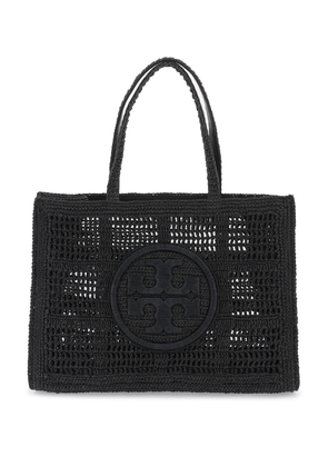 ella crochet raffia tote bag in - OS Black