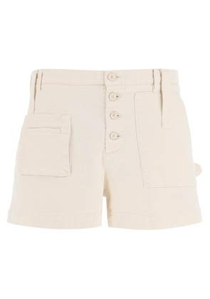 Etro multi-pocket high-waist shorts - 46 White