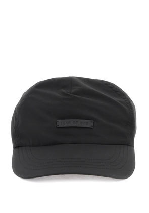 Fear of god nylon baseball cap for sport - L/XL Black