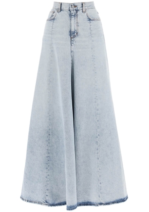 Haikure serenity maxi circular skirt - 27 Blue