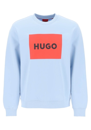 Hugo duragol logo box sweatshirt - L Blue