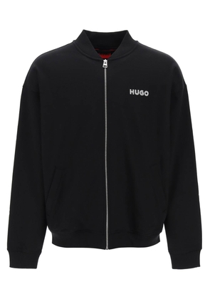 Hugo embroidered logo sweatshirt by - L Black