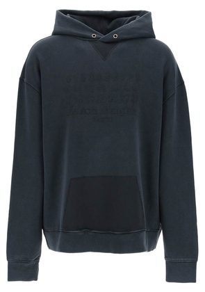 hoodie with reverse logo hooded - M Black