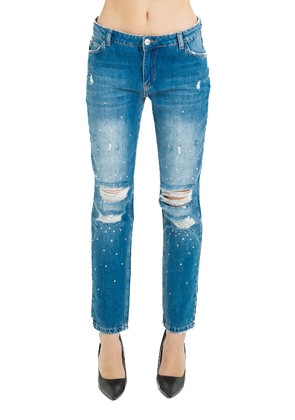 Imperfect Blue Cotton Jeans & Pant - W26