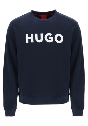 Hugo dem logo sweatshirt - L Blue