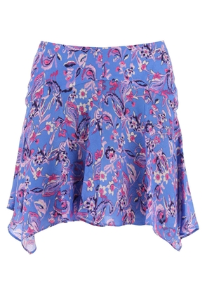 Isabel marant perrine hankerchief mini skirt - 34 Blue