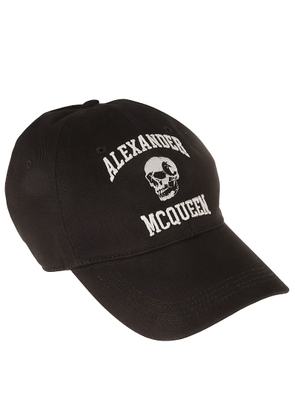 Alexander Mcqueen Skull Logo Baseball Cap