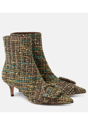 Gianvito Rossi 55 tweed ankle boots