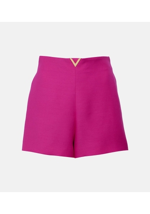 Valentino VGold Crepe Couture shorts