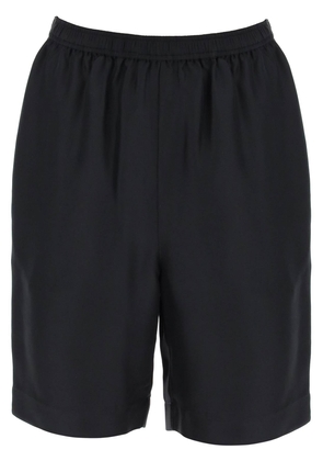 Loulou studio silk zinia shorts set - M Black