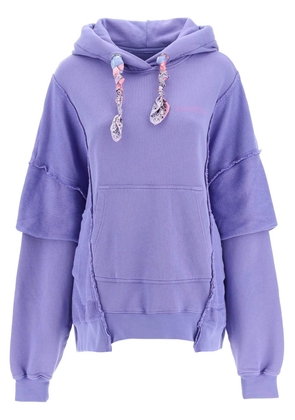 Khrisjoy oversized hooded sweatshirt - 0 Purple