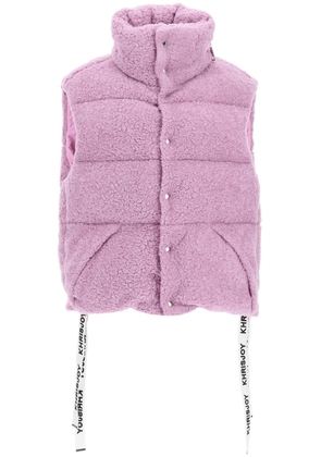 Khrisjoy padded fleece vest - 1 Purple