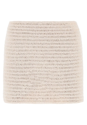 Magda butrym crochet mini skirt - 36 White