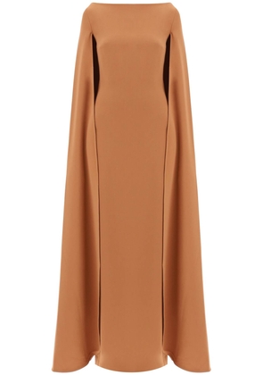 maxi dress sadie with cape sleeves - 8 Brown