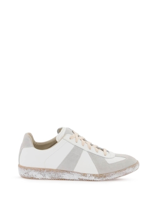 Maison Margiela vintage nappa and suede replica sneakers in - 40 White
