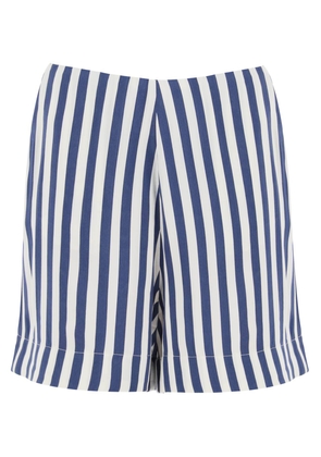 Mvp wardrobe striped charmeuse shorts by le - 40 White