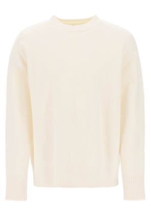 Oamc wool sweater with jacquard logo - L White