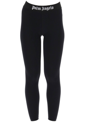 Palm angels sporty leggings with branded stripe - XS Black