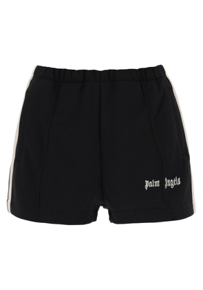 Palm angels track shorts with contrast bands - M Black
