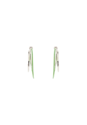 Panconesi double kilter earrings - OS Green