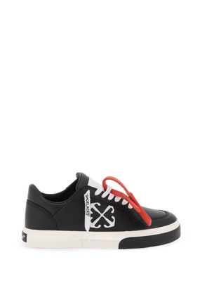 Off-white low leather vulcanized sneakers for - 41 Black