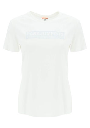 Parajumpers box slim fit cotton t-shirt - M White