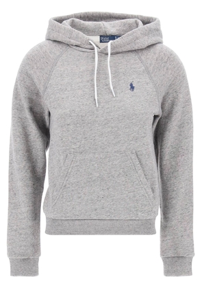 Polo Ralph Lauren hooded sweatshirt with embroidered logo - L Grey