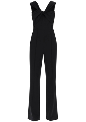 Roland mouret jumpsuit with twisted neckline - 6 Black