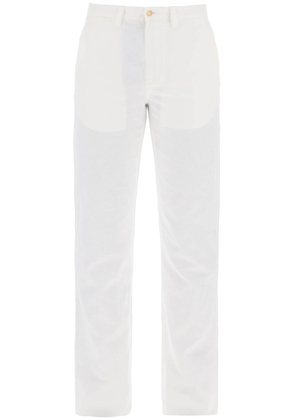 Polo Ralph Lauren lightweight linen and cotton trousers - 30 White
