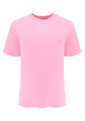 Rotate crystal cut-out t-shirt - 40 Rose