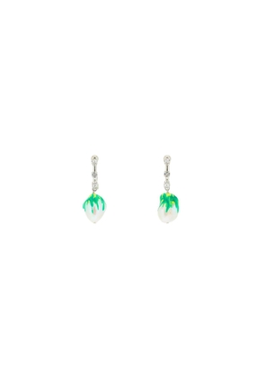 Saf safu jelly melted earrings - OS Silver