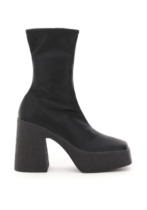 Stella mccartney thick heel stretch boots - 39 Black