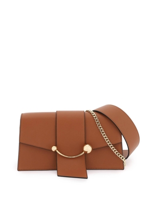 Strathberry mini crescent shoulder bag - OS Brown