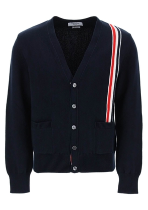Thom browne cotton cardigan with red, white - 1 Blue