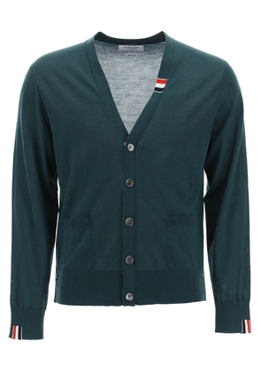 Thom browne merino wool v-neck cardigan - 2 Green