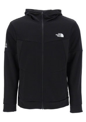 The north face hooded fleece sweatshirt with - L Black