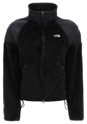 The north face versa velour jacket in recycled fleece and risptop - L Black